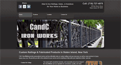 Desktop Screenshot of candcironworks.com